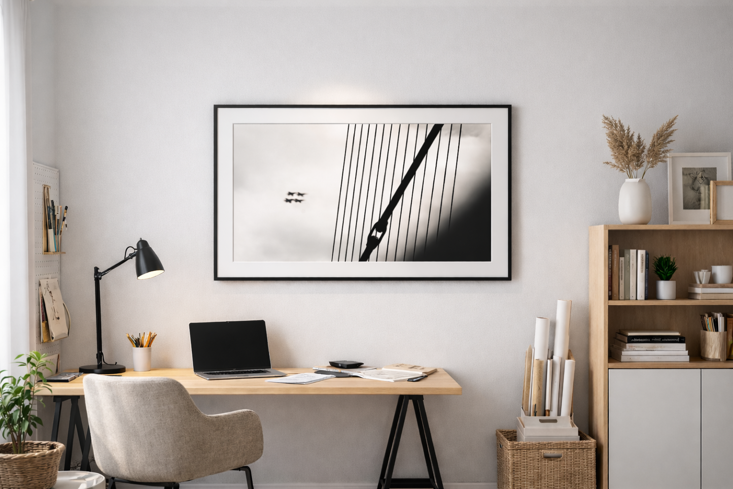 "Angelic Cords" Minimalism Wall Art & Prints