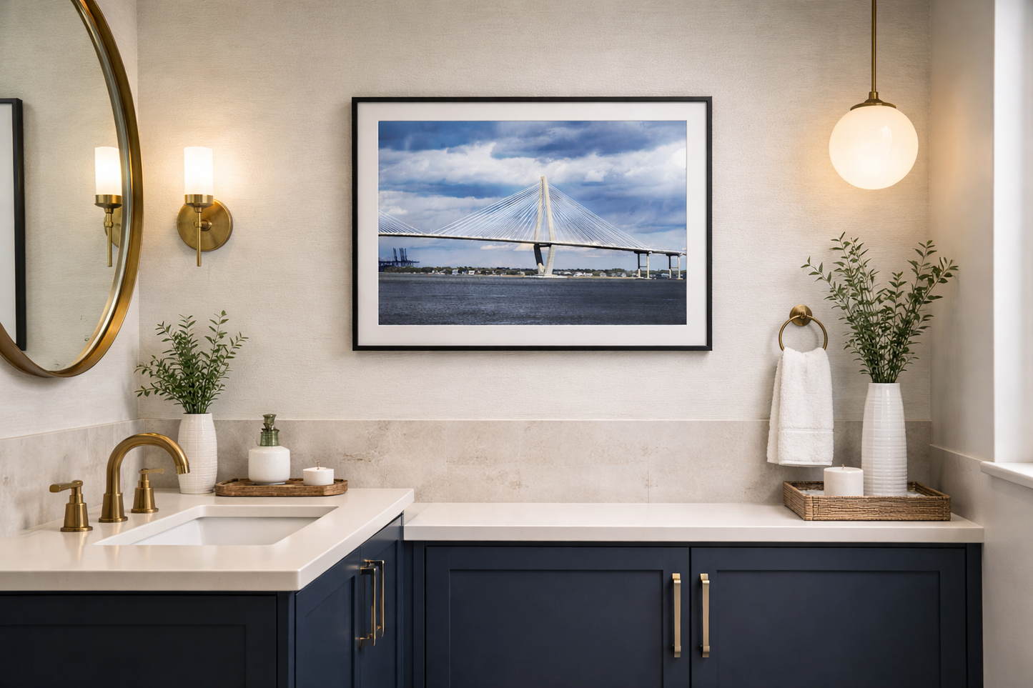 "Blue Span" Landscape Wall Art & Prints