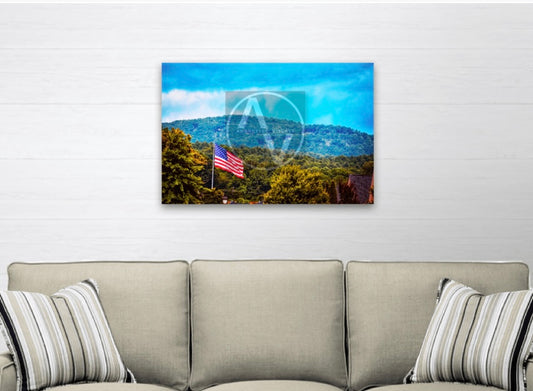 "Red White & Blue Ridge" Artistic Home Decor