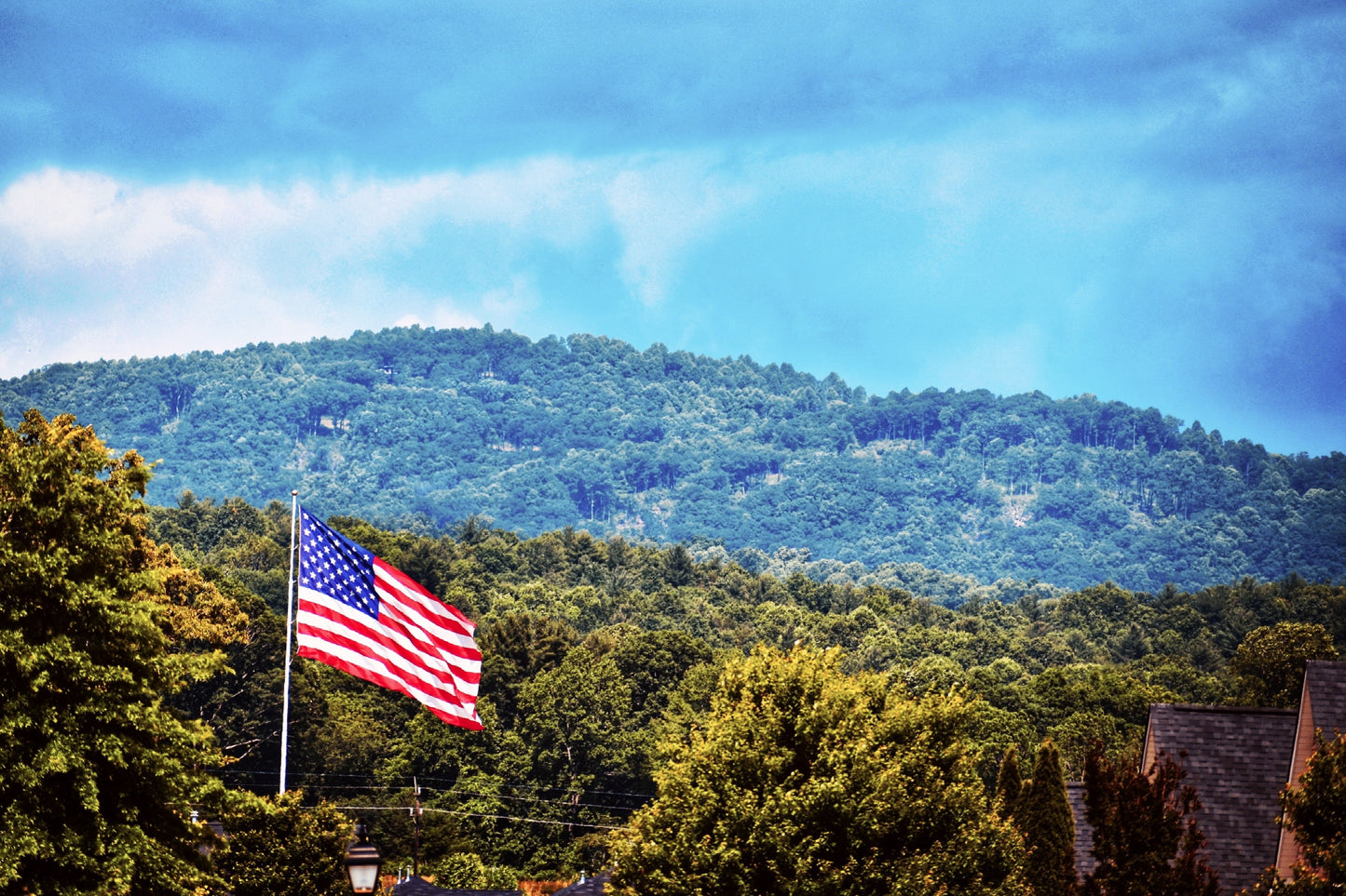 "Red White & Blue Ridge" Artistic Home Decor